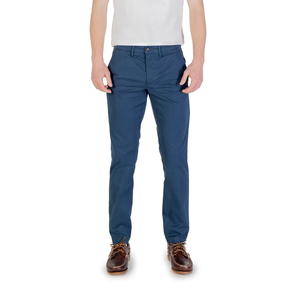 Borghese Blå Bomulds Skinny Pants