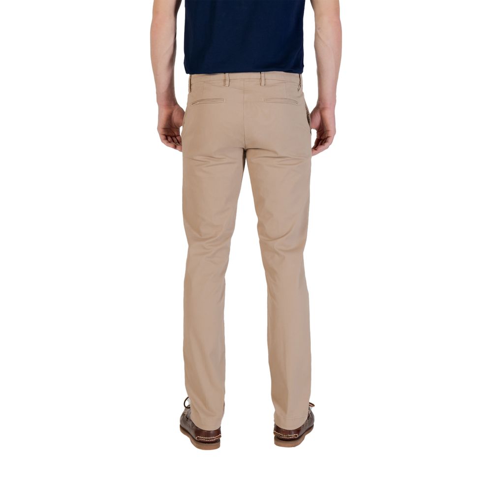 Borghese Beige Bomulds Skinny Pants