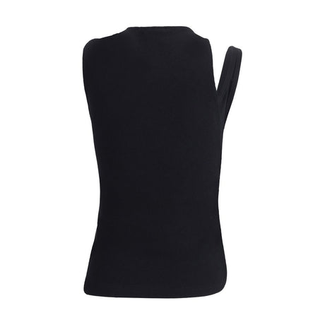 Courrèges Black Cotton Top