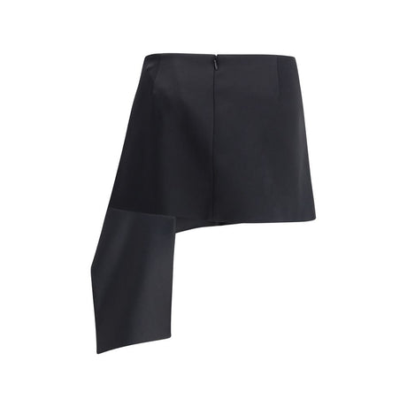 Courrèges Black Triacetate Mini Skirt