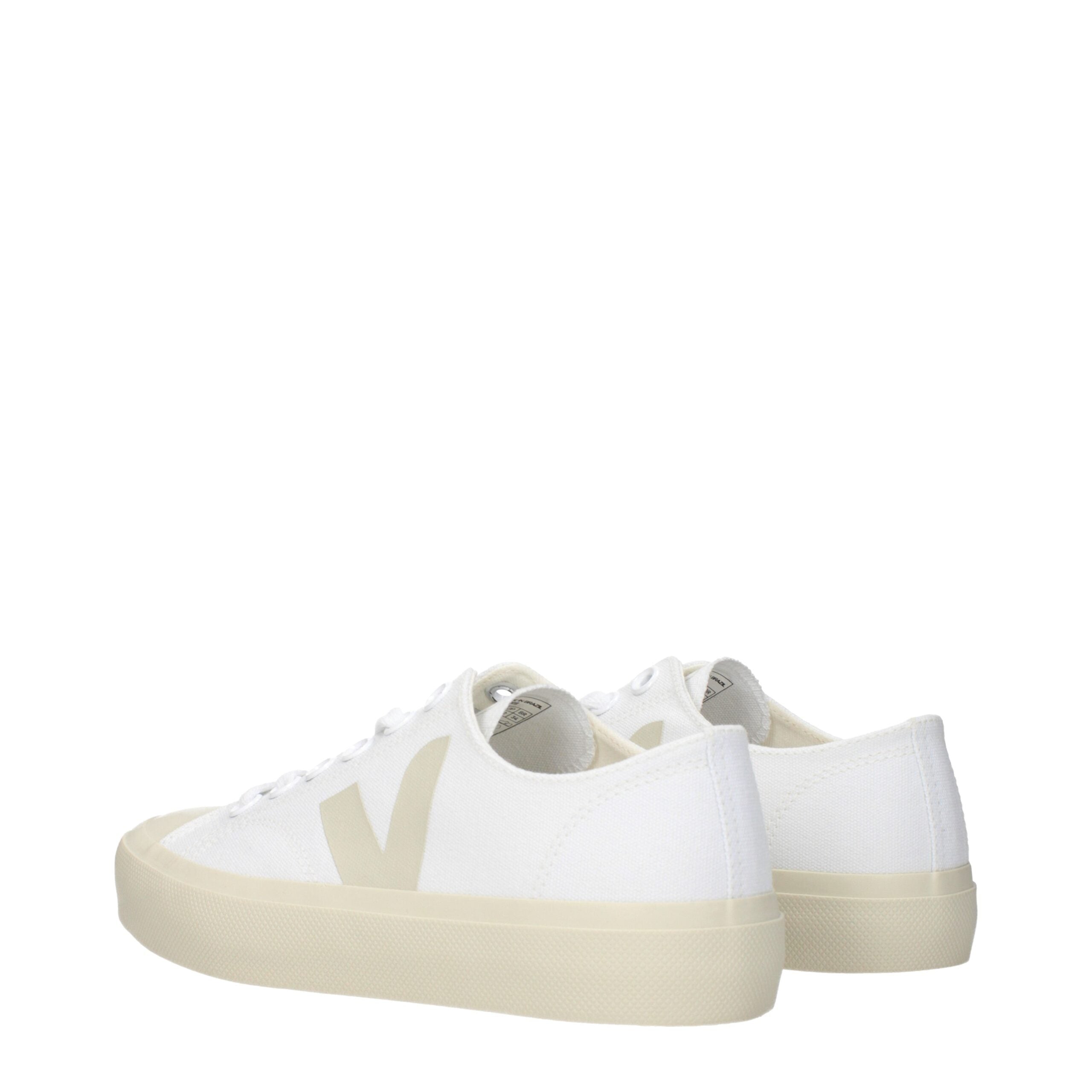 Veja Hvide Stof Low Top Sneakers