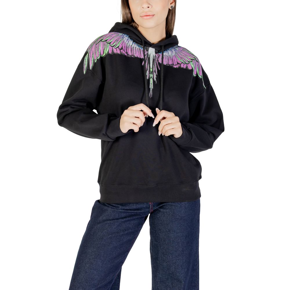 Sort bomuldshættetrøje i Milano County