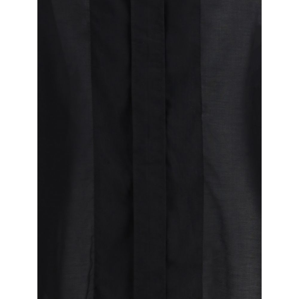 Den nyeste sorte bomuldsbluse