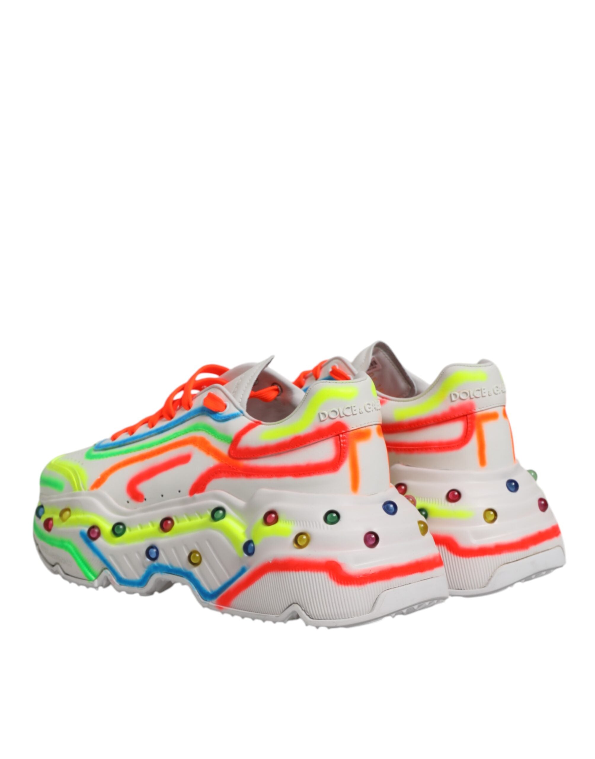 Dolce &amp; Gabbana Multicolor Daymaster Low Top Sneakers Sko