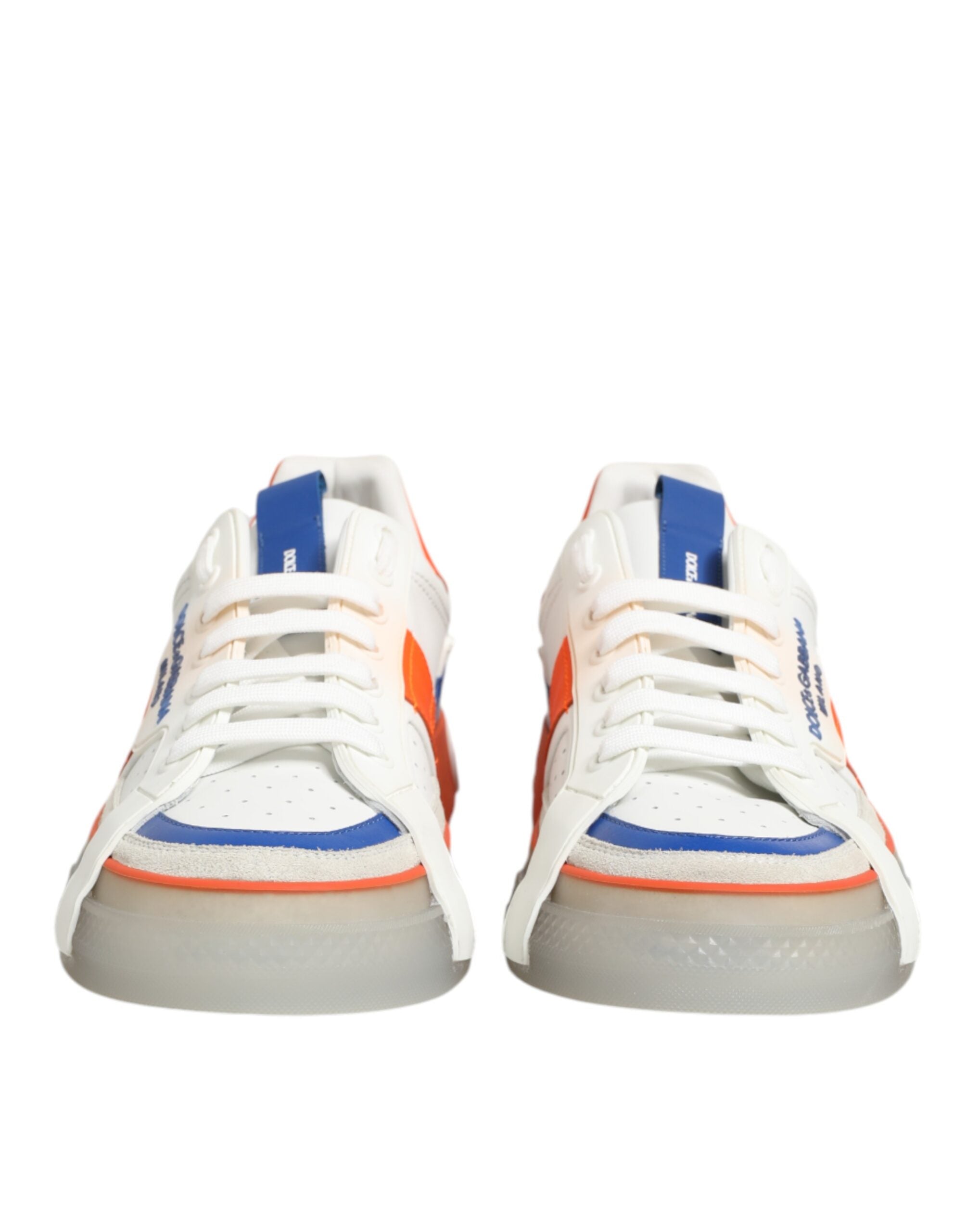 Dolce & Gabbana Multicolor Leather Low Top Men Sneakers Shoes
