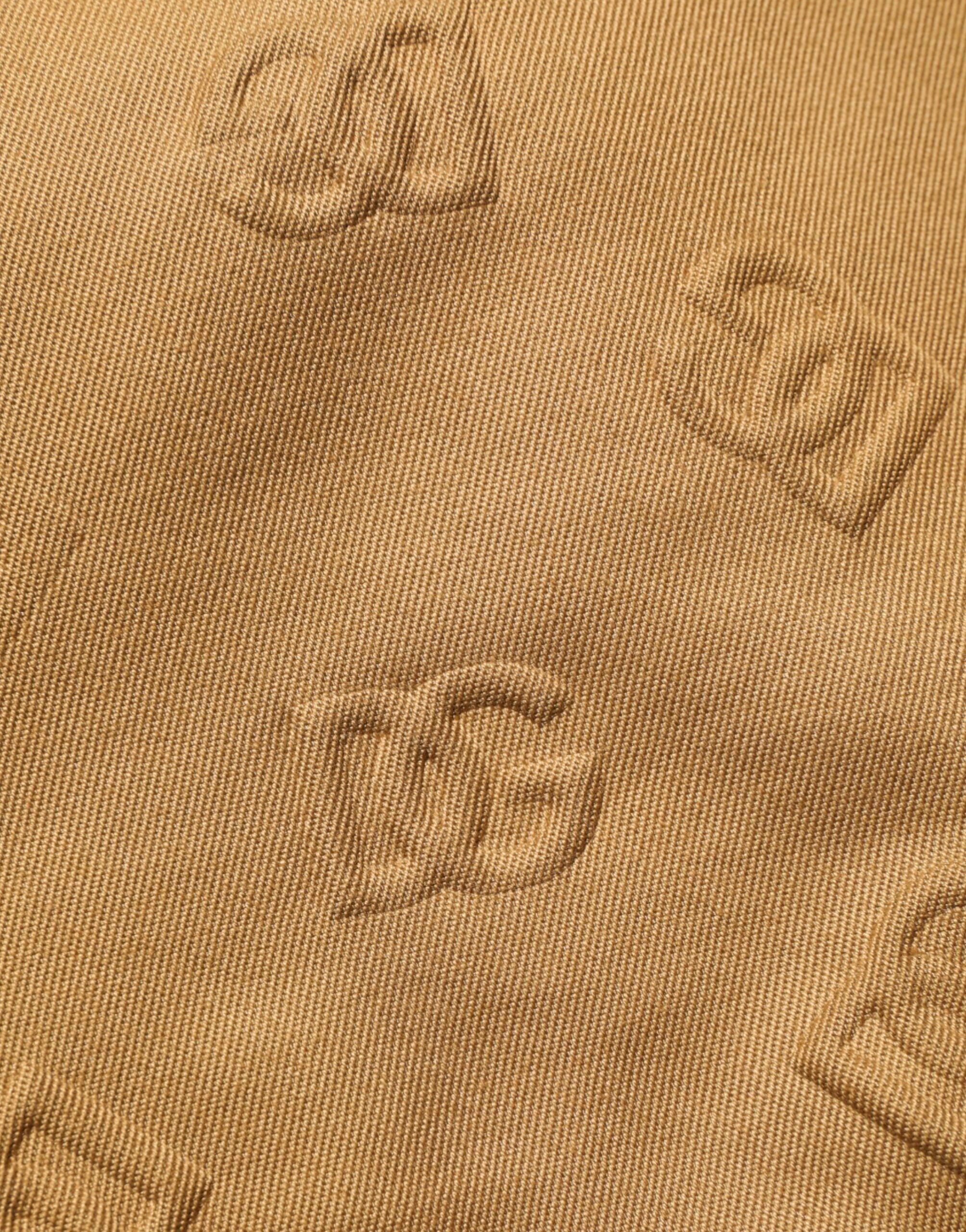 Dolce &amp; Gabbana Brune Bomuldsstrækbare Cargo Bermudashorts med Logo