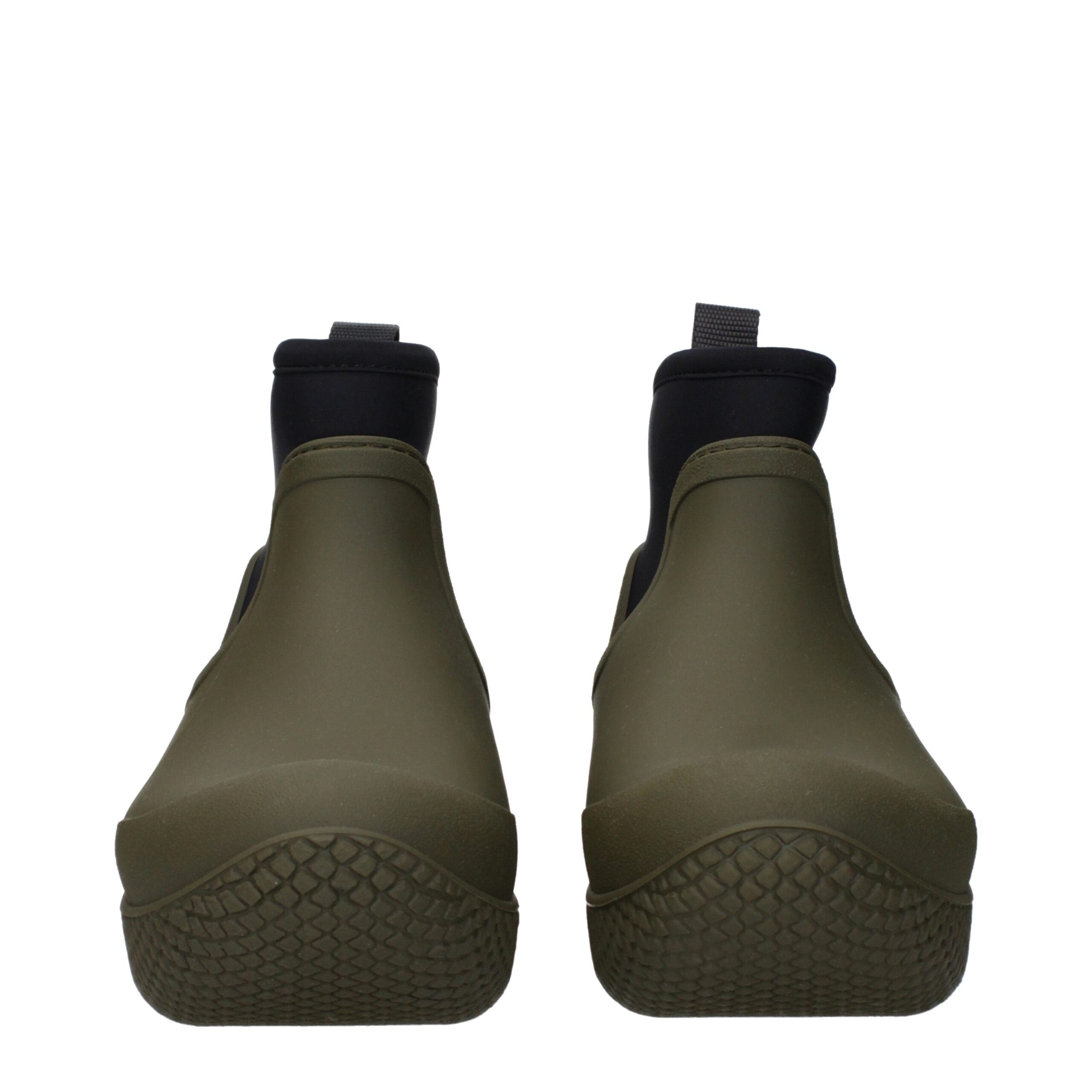 Celine Grønne Bomulds Ankelstøvler