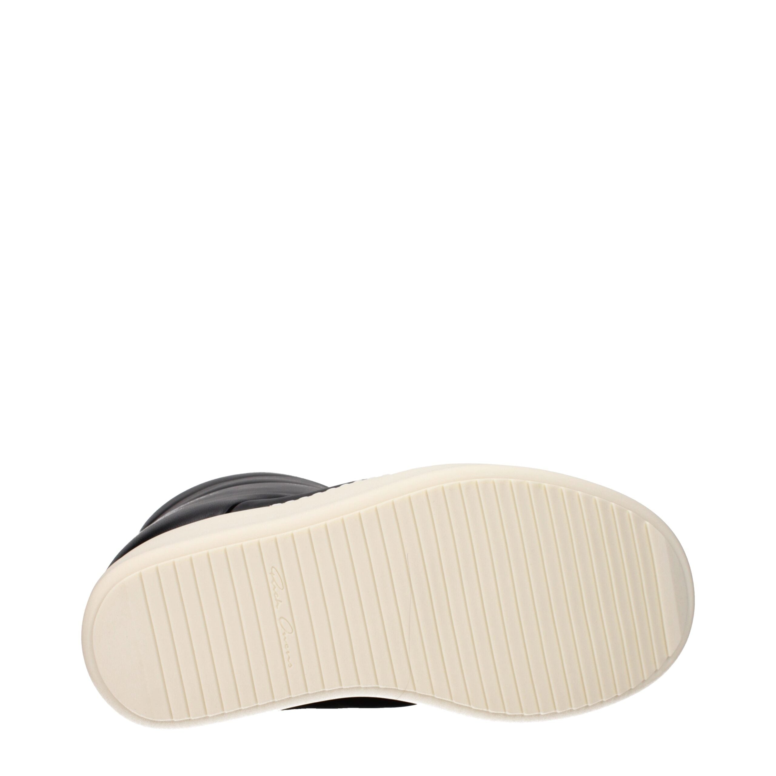 Rick Owens sorte læder ankelstøvler