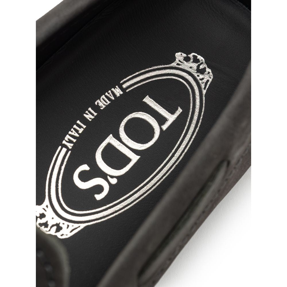 Tod's Grå Nubuc Lædermokassin