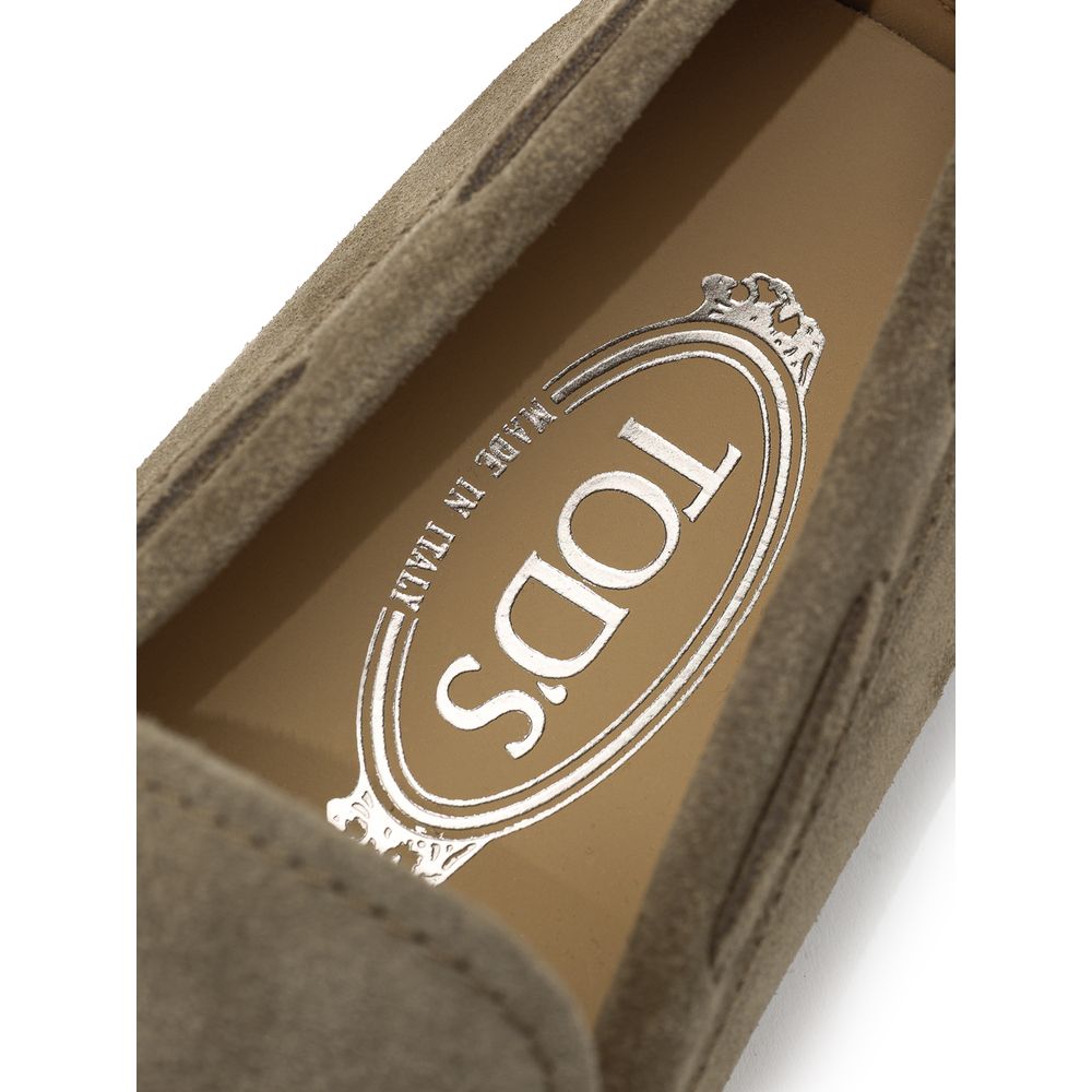 Tod's Beige ruskindsmokkasin