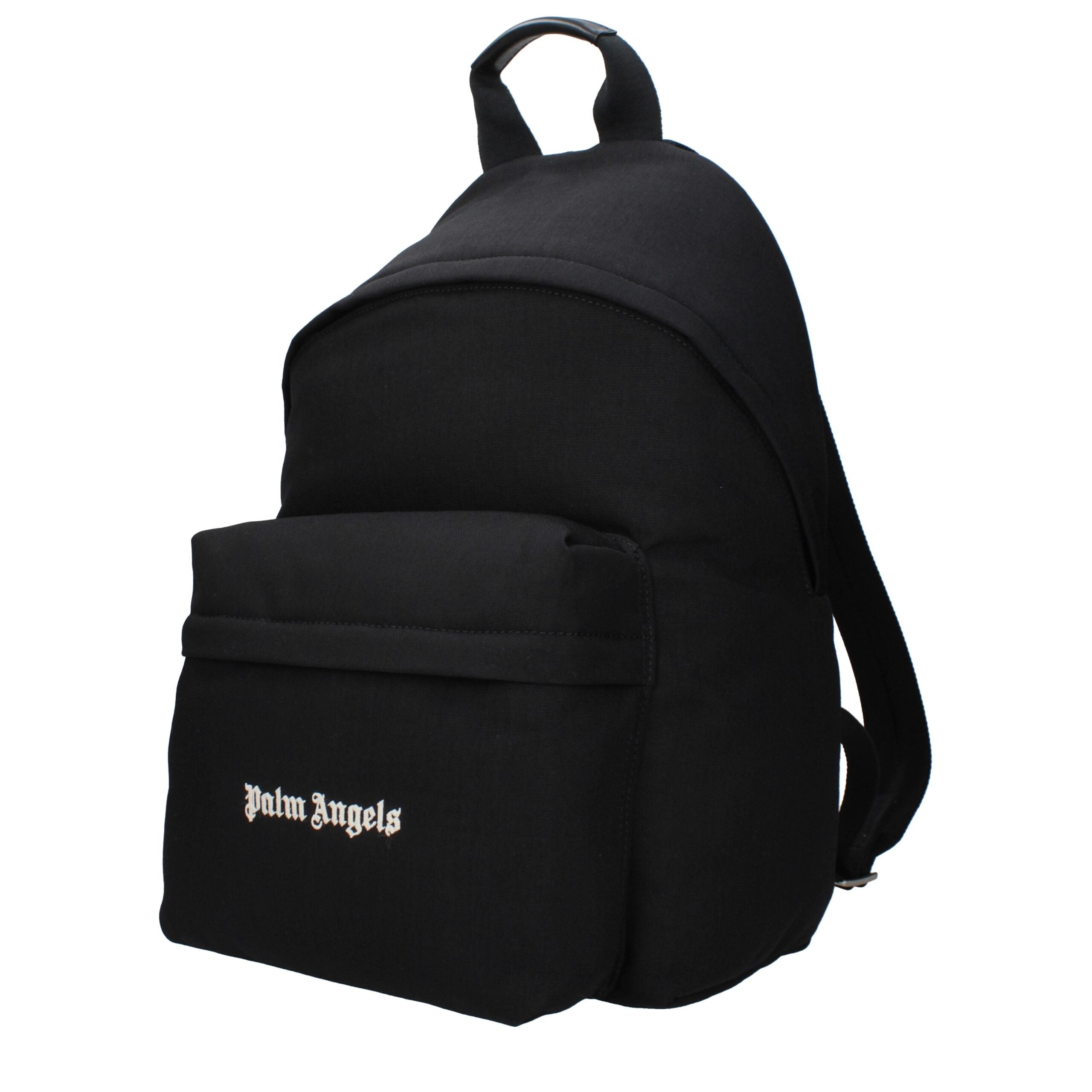 Palm Angels Black Fabric Backpack