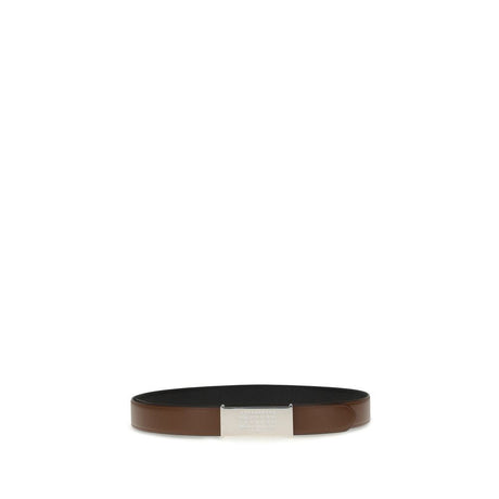 Margiela Brown Leather Regular Belt
