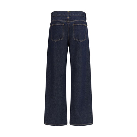 Khaite Blå Bomuld Relaxed Fit Jeans