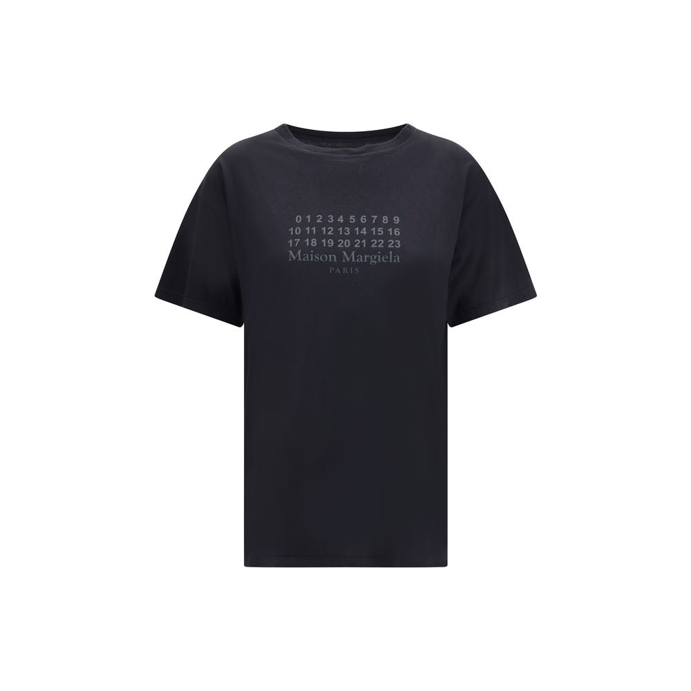 Margiela sort bomulds-T-shirt