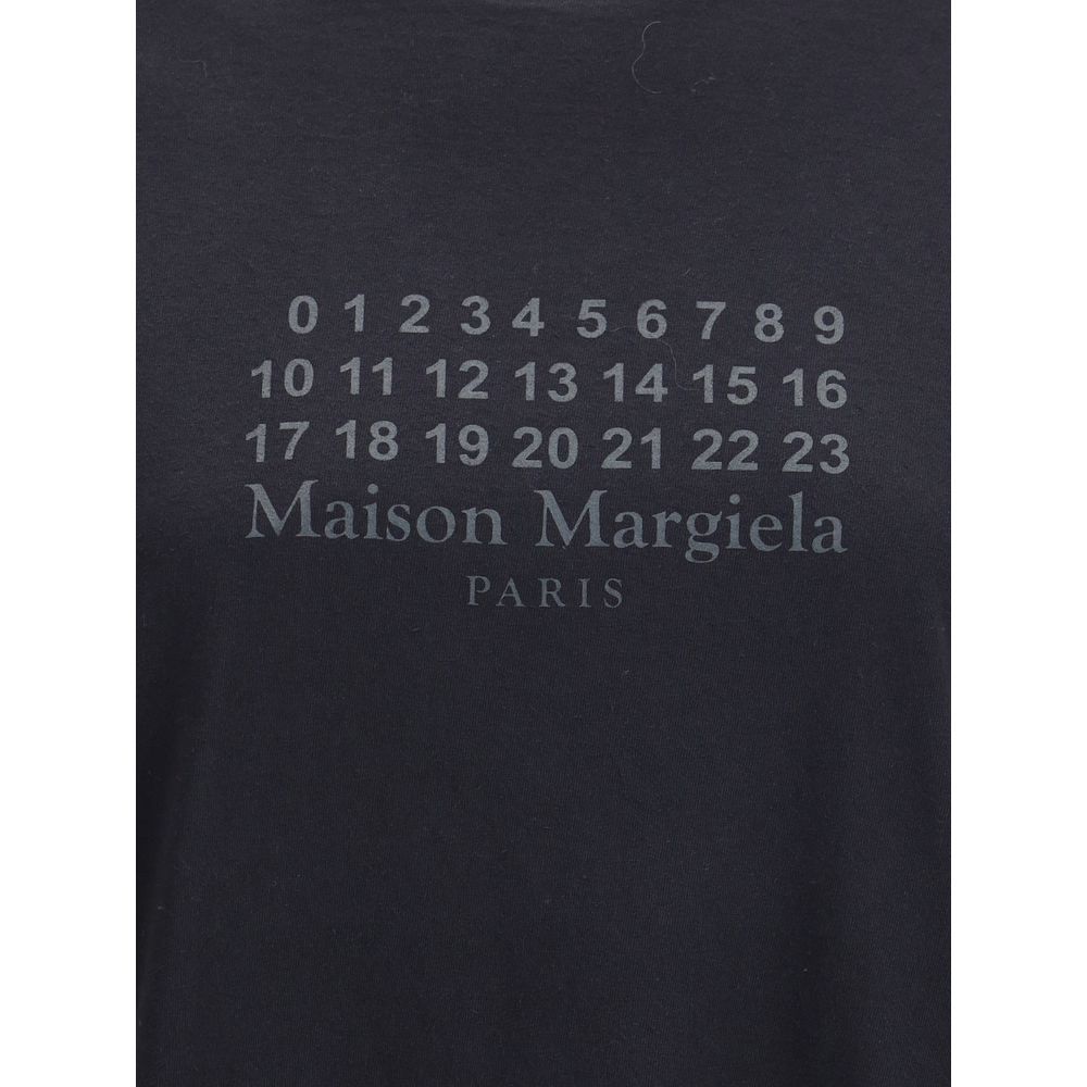 Margiela sort bomulds-T-shirt