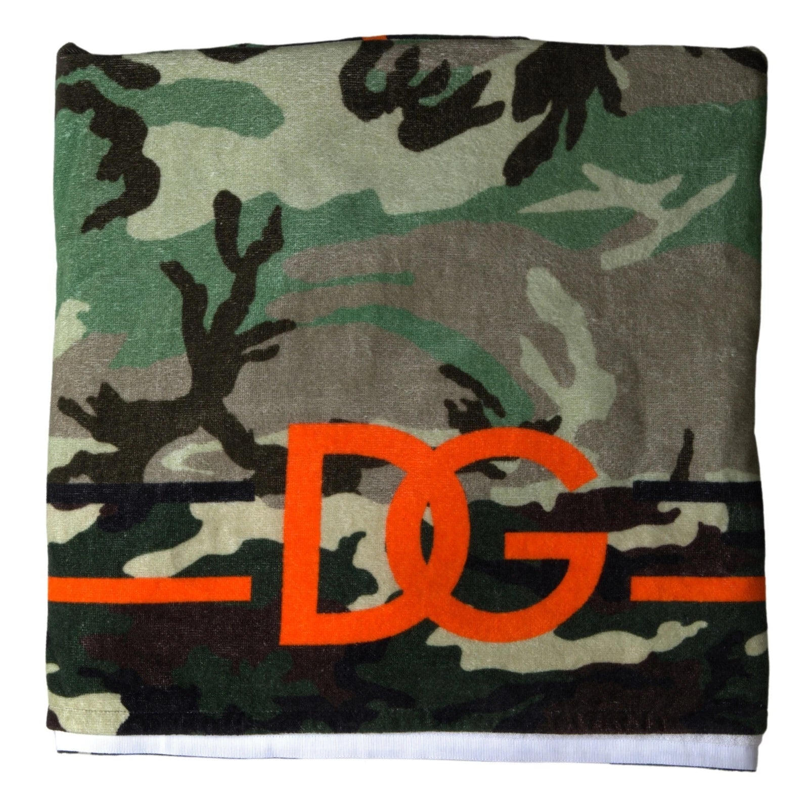 Dolce & Gabbana Flerfarvet Trykt Bomulds Wrap Sjaltørklæde