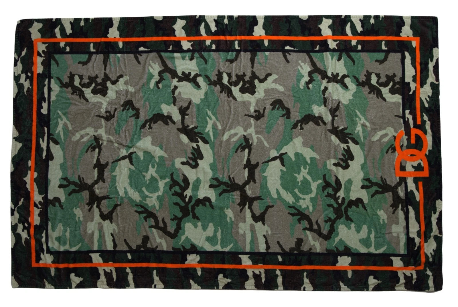 Dolce & Gabbana Flerfarvet Trykt Bomulds Wrap Sjaltørklæde