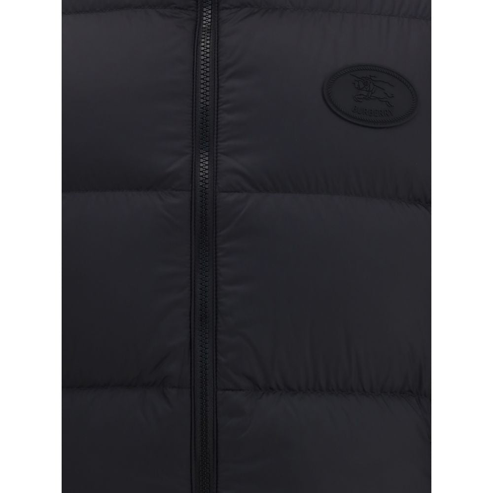 Burberry Black Polyester Sleveless Jacket