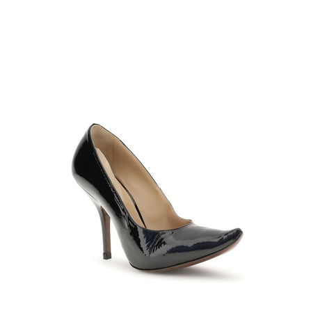 Margiela sorte kalveskinds-BOS Taurus-pumps
