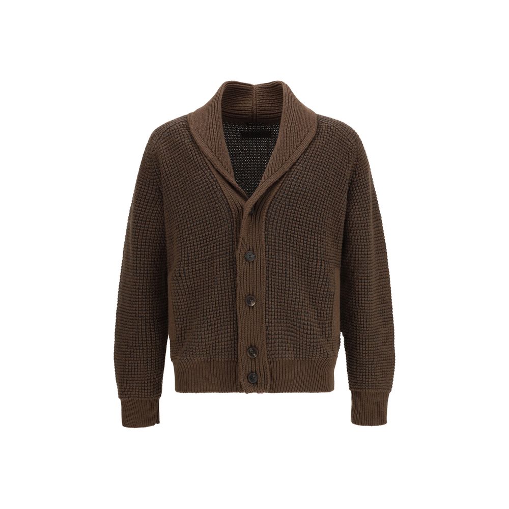 ZEGNA Brun Cashmere Cardigan