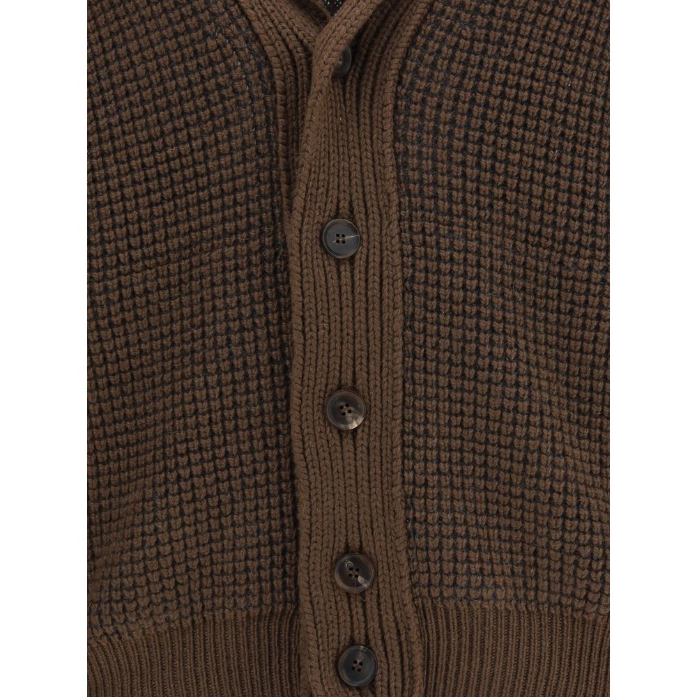 ZEGNA Brun Cashmere Cardigan