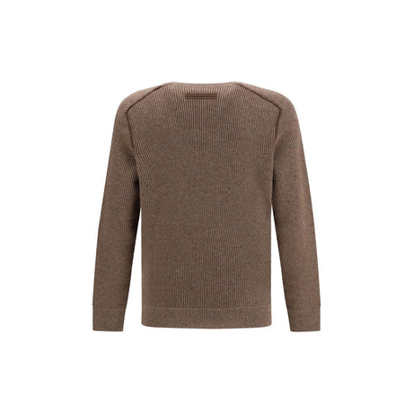 ZEGNA Brun Cashmere Cashmere Sweater