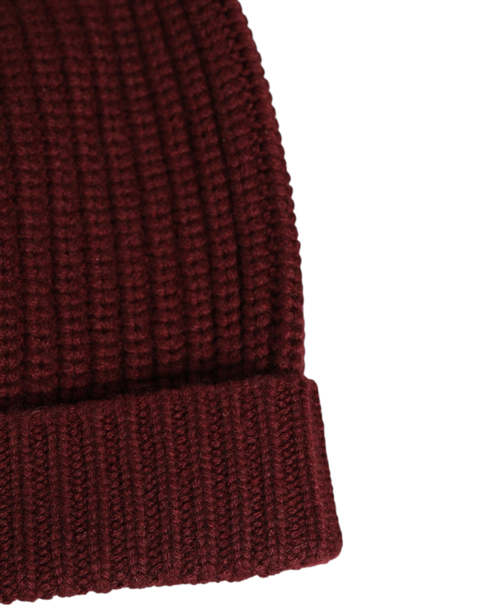 Dolce & Gabbana Brown Cashmere Knitted Beanie Capello Men One Size Hat