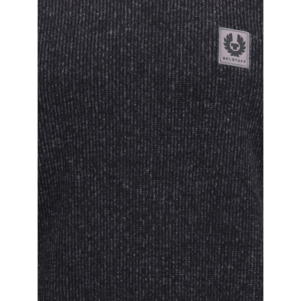 Belstaff grå uldsweatshirt