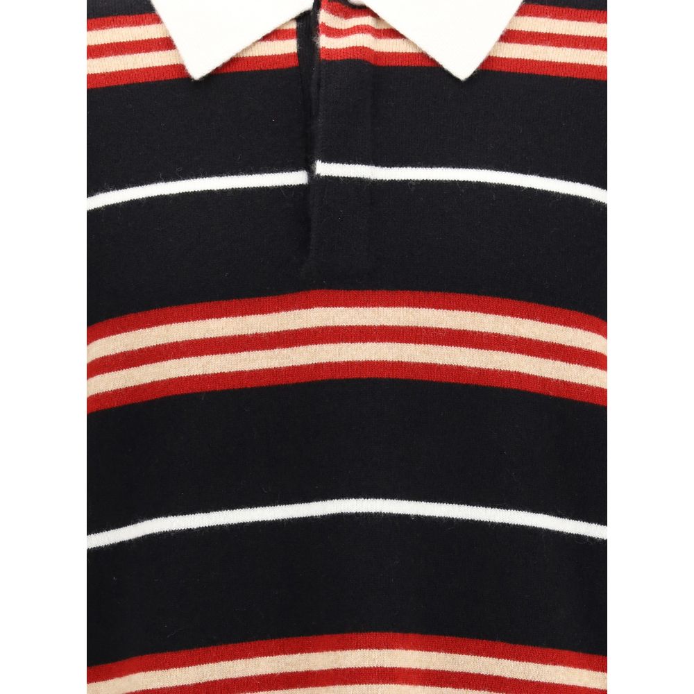 Guest in Residence Multicolor Cashmere Polo Shirt