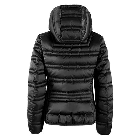 Yes Zee Black Polyester Jackets & Coat
