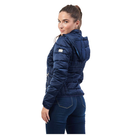 Yes Zee Blue Polyester Jackets & Coat