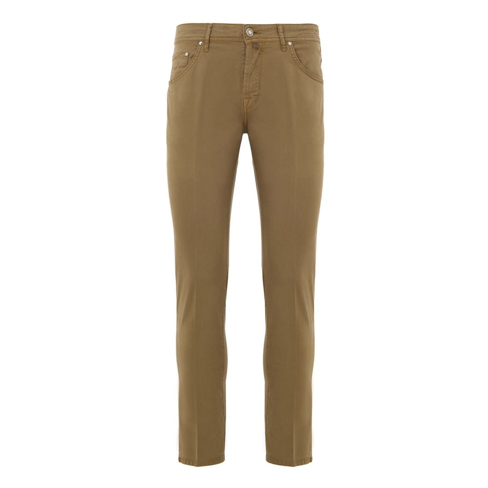 Jacob Cohen Beige Cotton Skinny Pant
