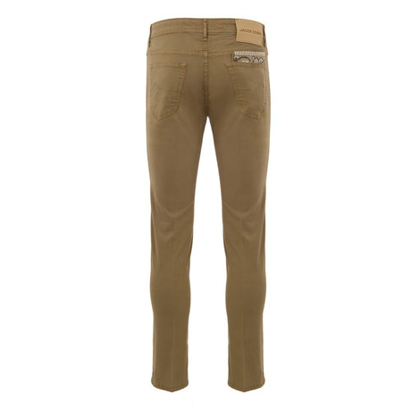 Jacob Cohen Beige Cotton Skinny Pant
