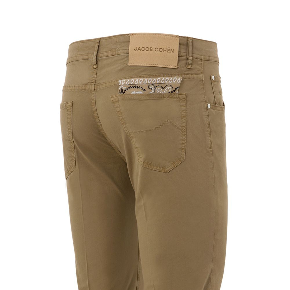 Jacob Cohen Beige Cotton Skinny Pant