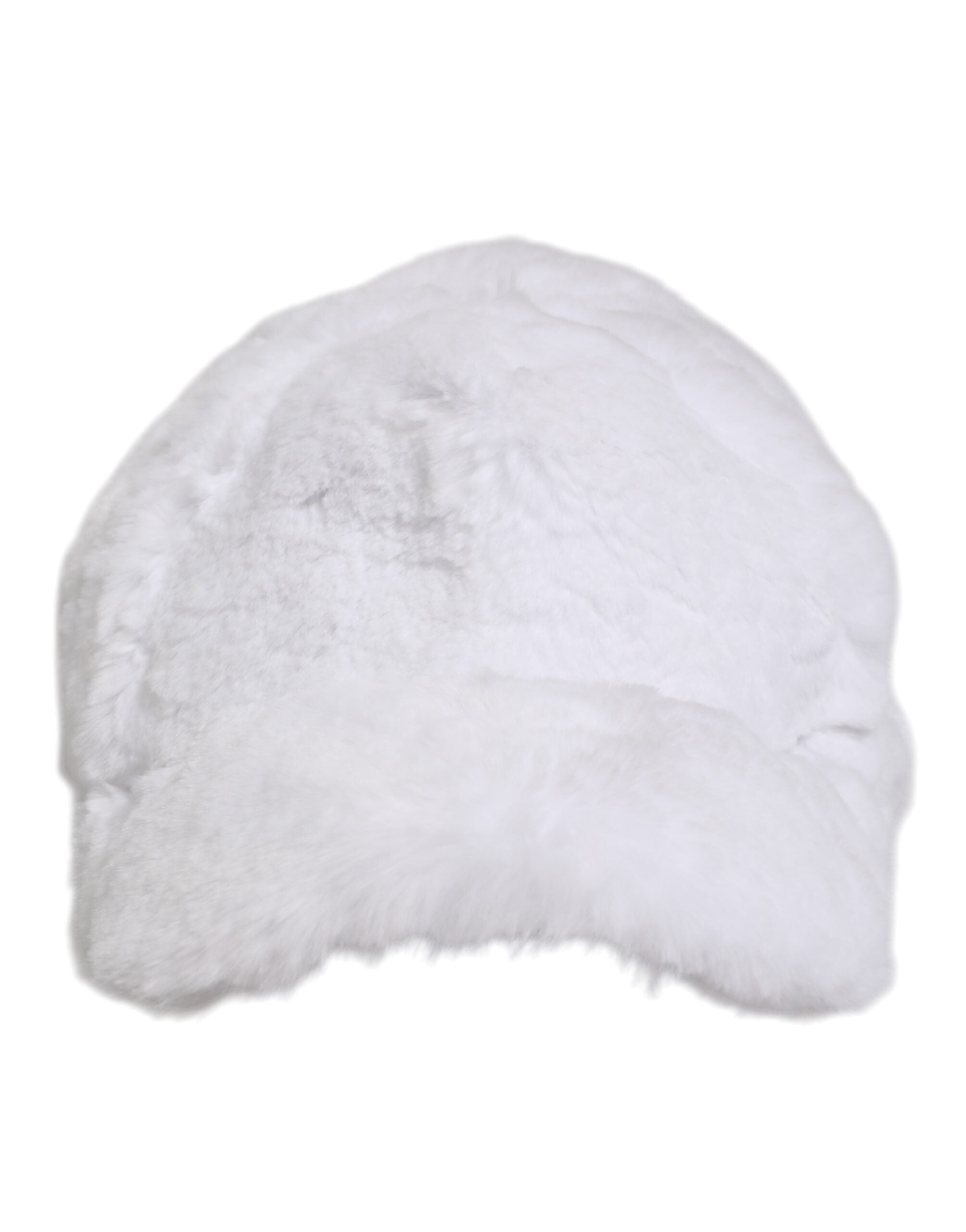 Dolce &amp; Gabbana Hvid Modacryl Rapper Herre Baseball Capello Kasket