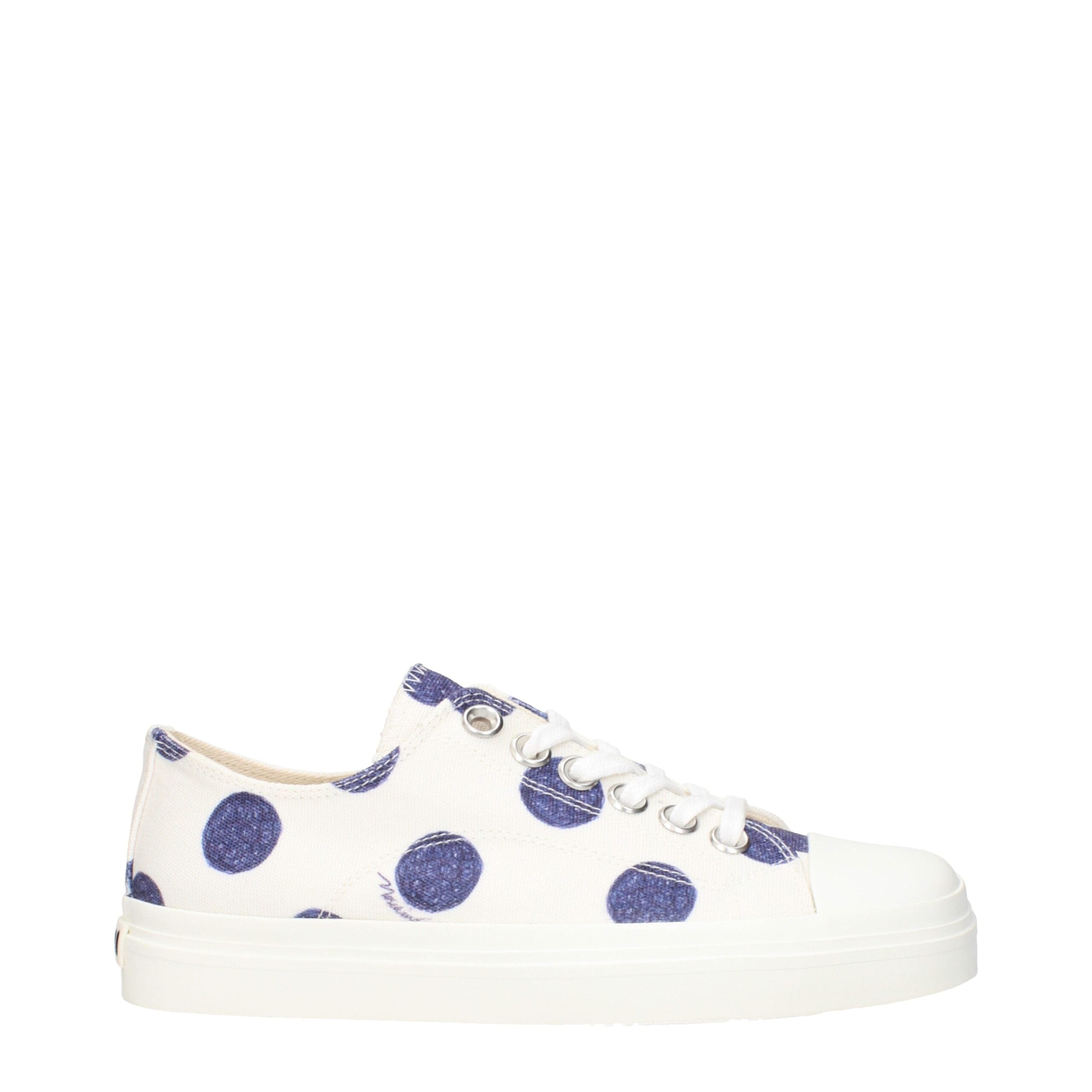 Moschino Hvide Lave Sneakers i Stof