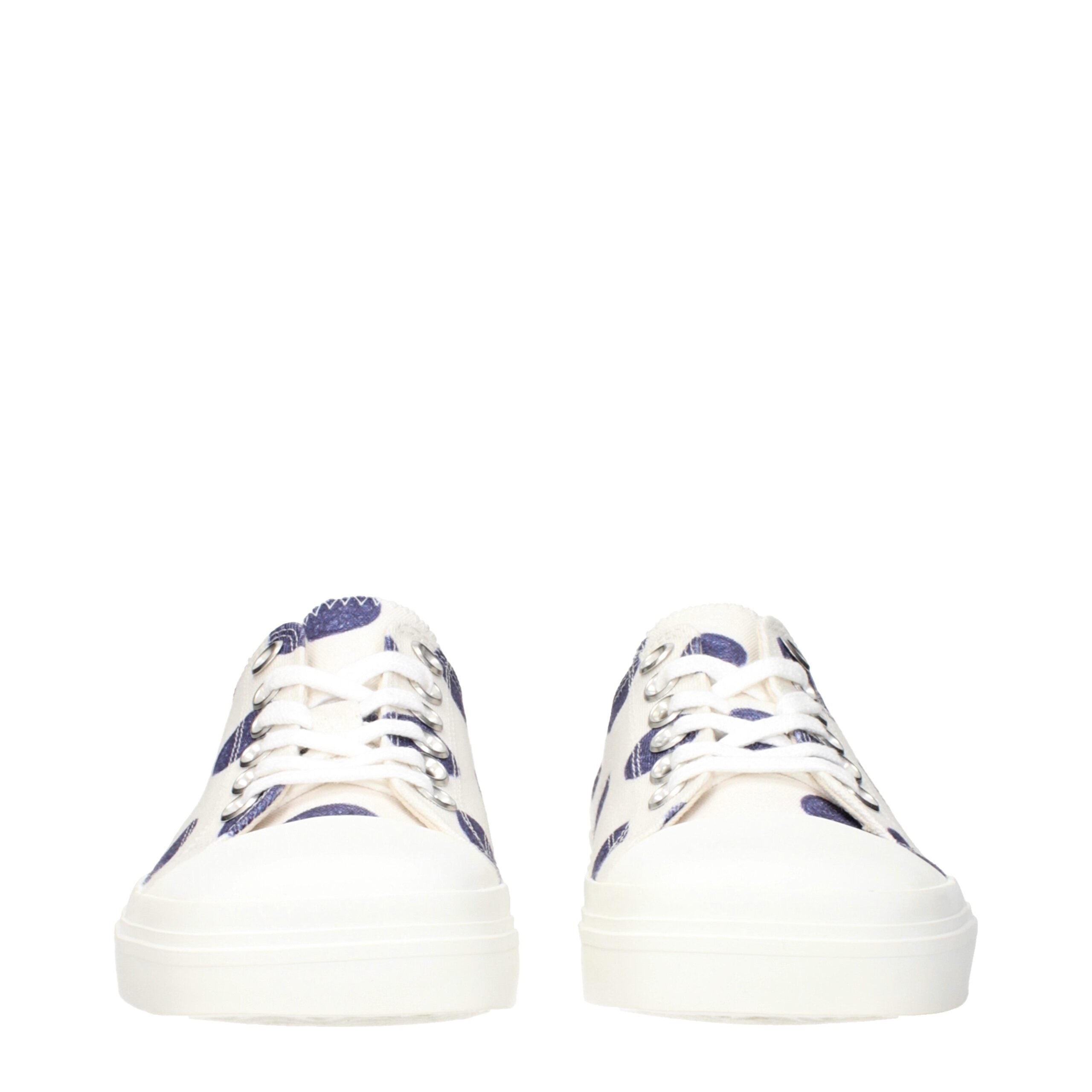 Moschino Hvide Lave Sneakers i Stof