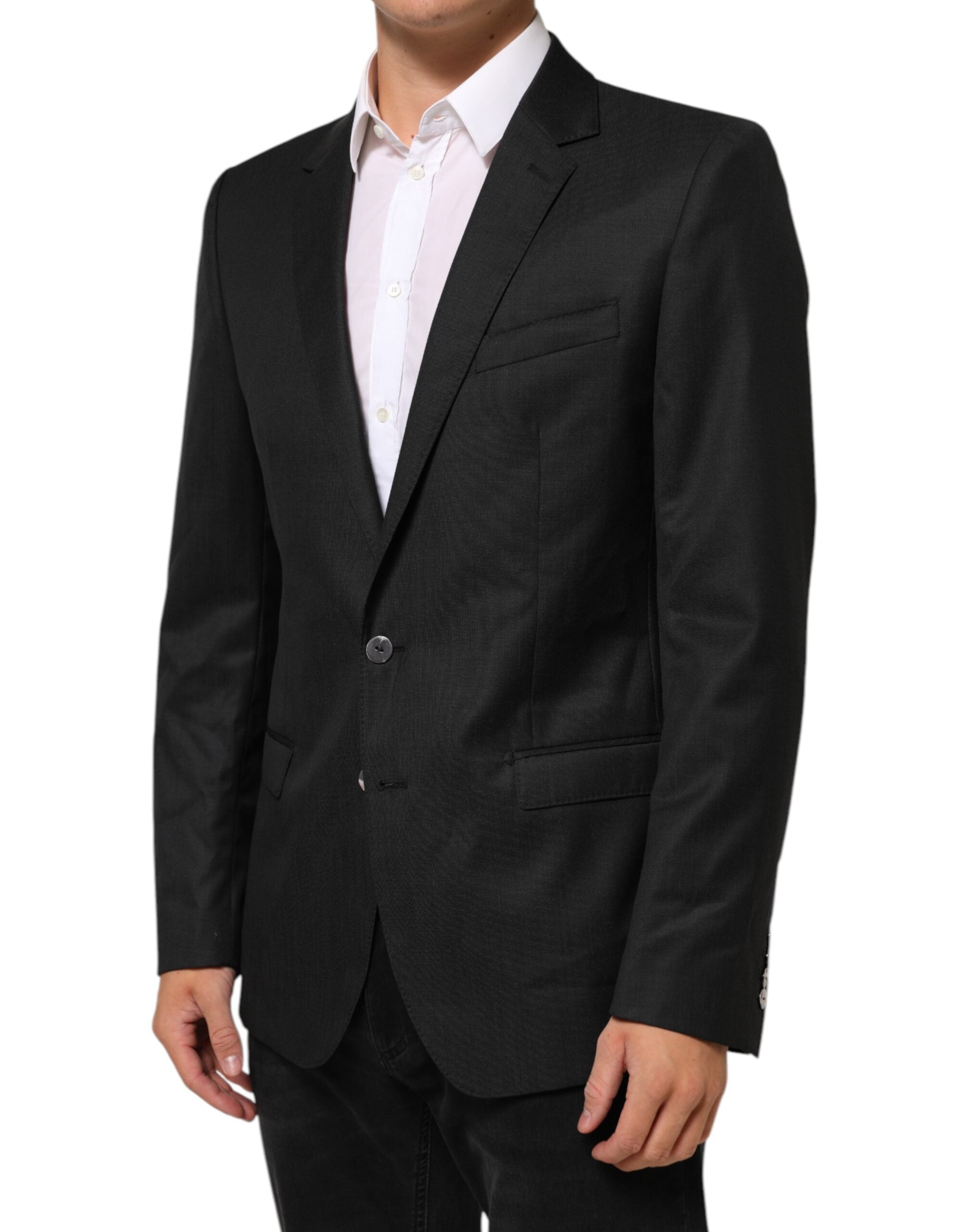 Dolce &amp; Gabbana Sort enkeltradet herrefrakke MARTINI Blazer