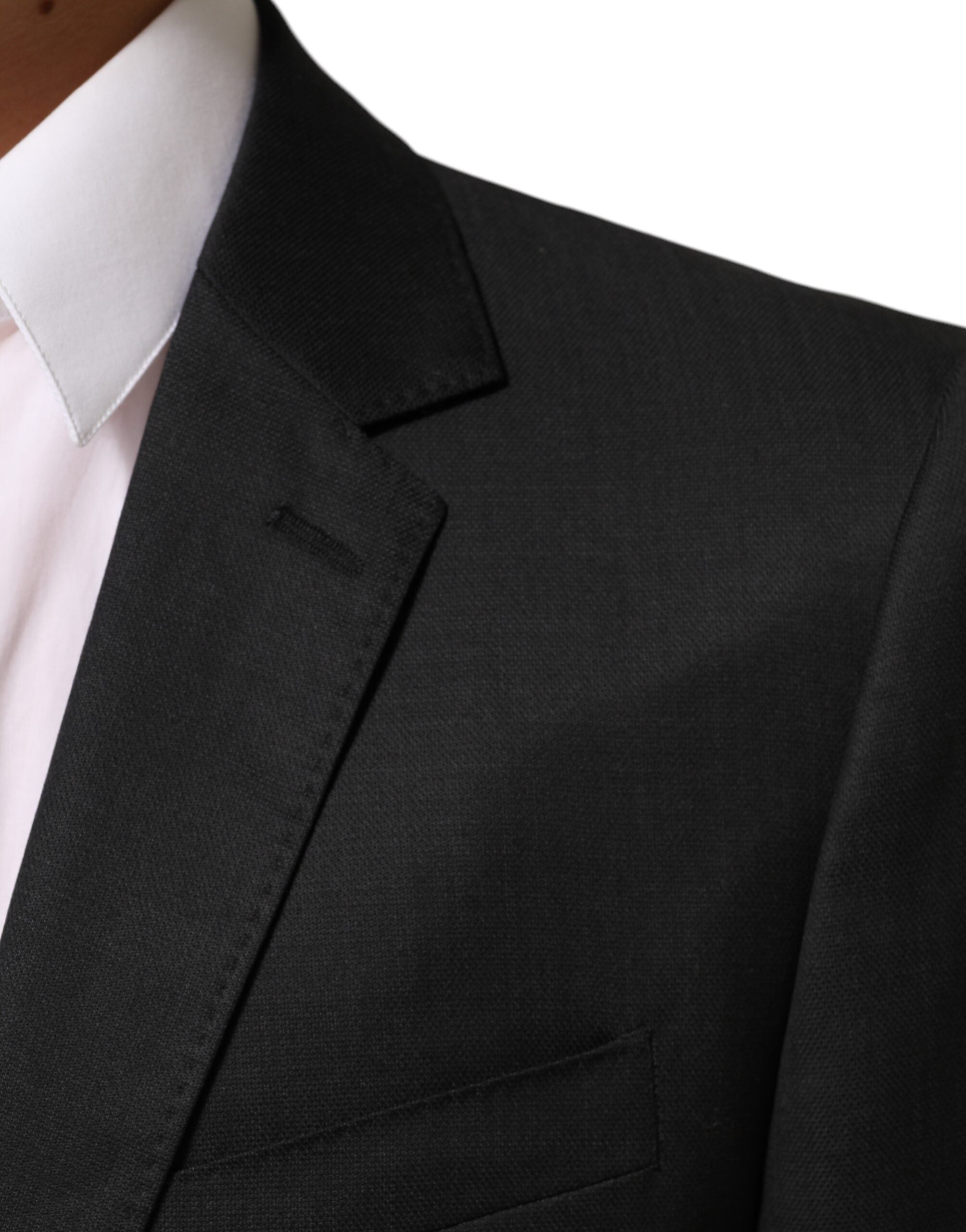 Dolce &amp; Gabbana Sort enkeltradet herrefrakke MARTINI Blazer