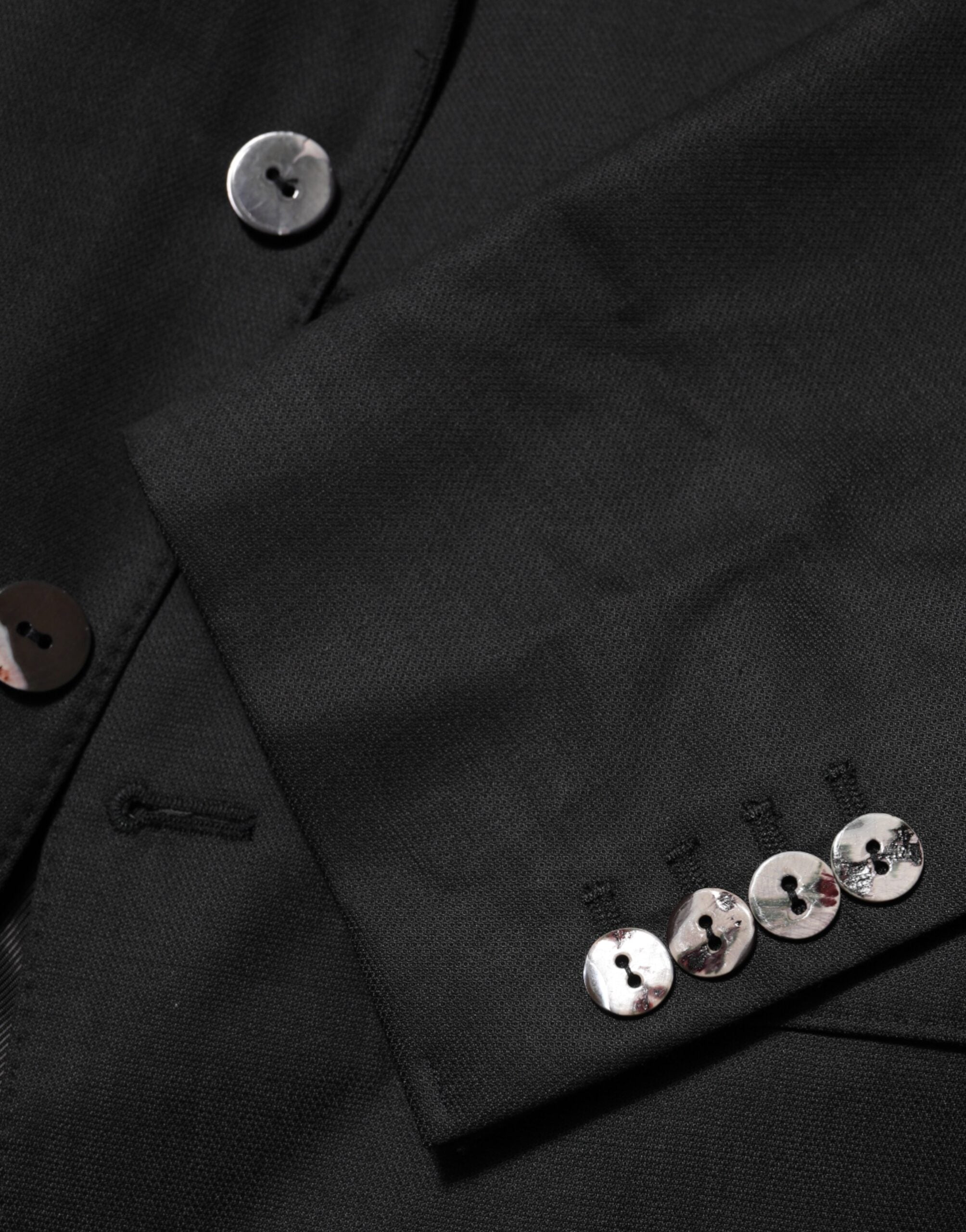 Dolce &amp; Gabbana Sort enkeltradet herrefrakke MARTINI Blazer