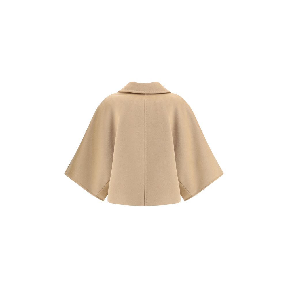 Max Mara Beige Uldfrakke