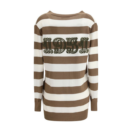 Max Mara Brown Fleece Wool Cardigan