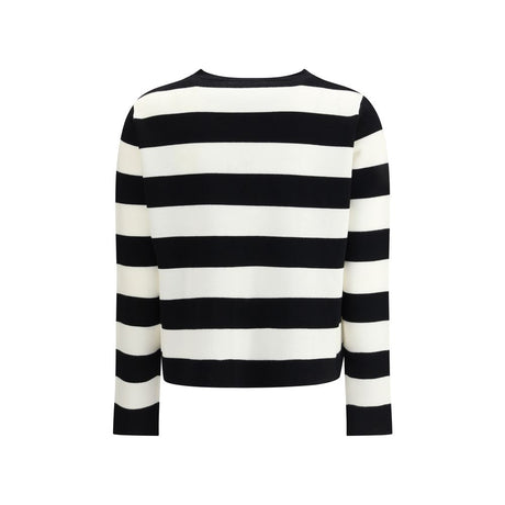 Max Mara Black Fleece Wool Sweatshirt