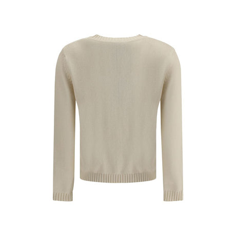 Max Mara Cream Cotton Sweatshirt