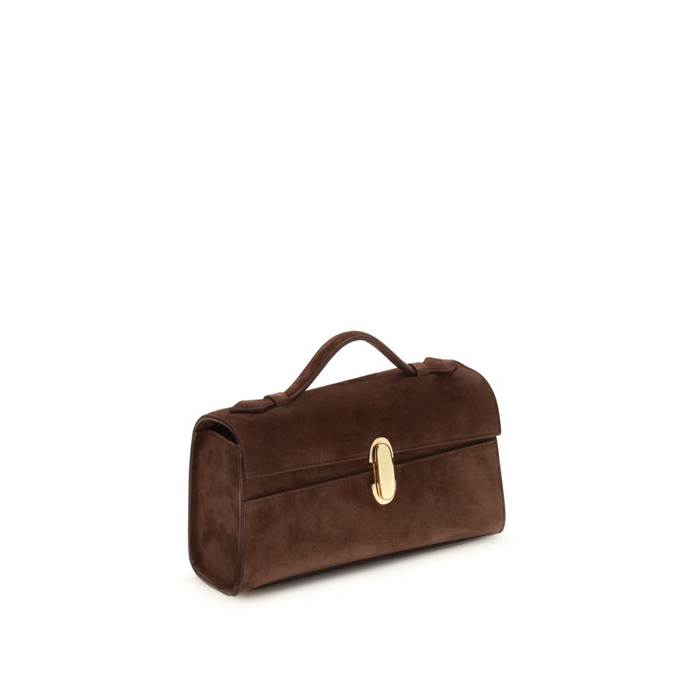 Savette Brun Kalveskind Bos Taurus Håndtaske