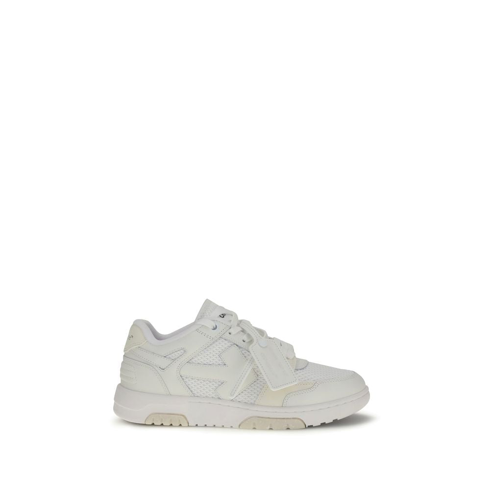 Off-White Hvide Kalveskinds Bos Taurus Lave Sneakers