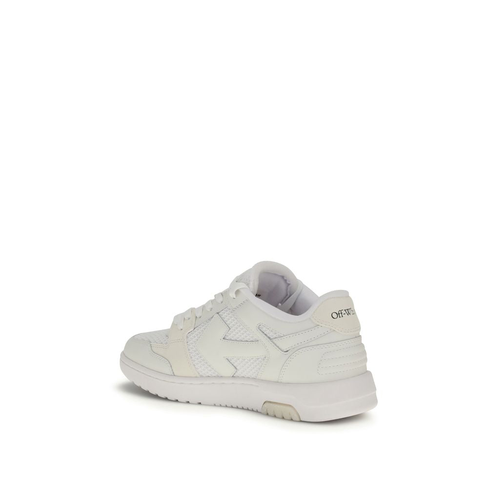 Off-White Hvide Kalveskinds Bos Taurus Lave Sneakers