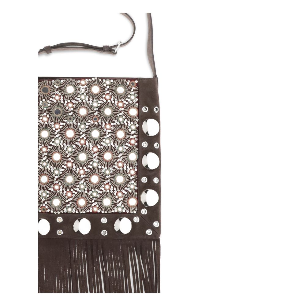 Valentino Garavani Brun Læder Skuldertaske