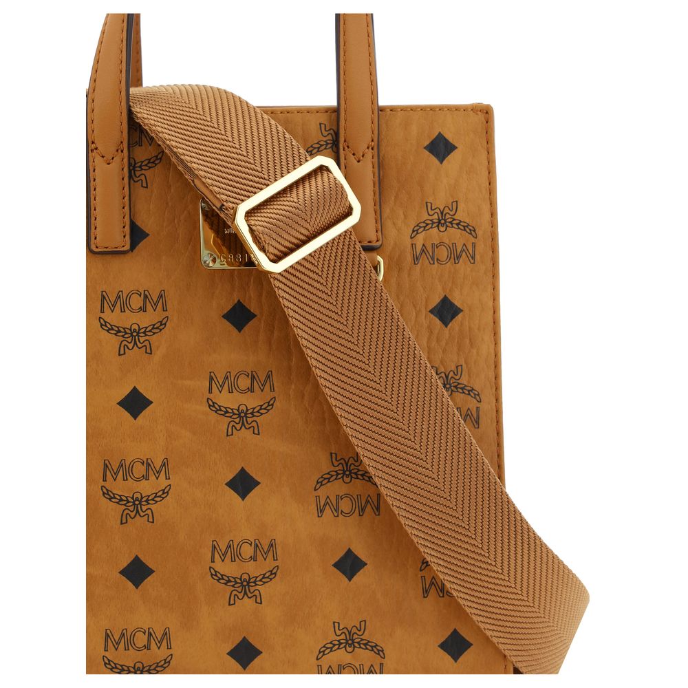 MCM Brun Bomulds Håndtaske