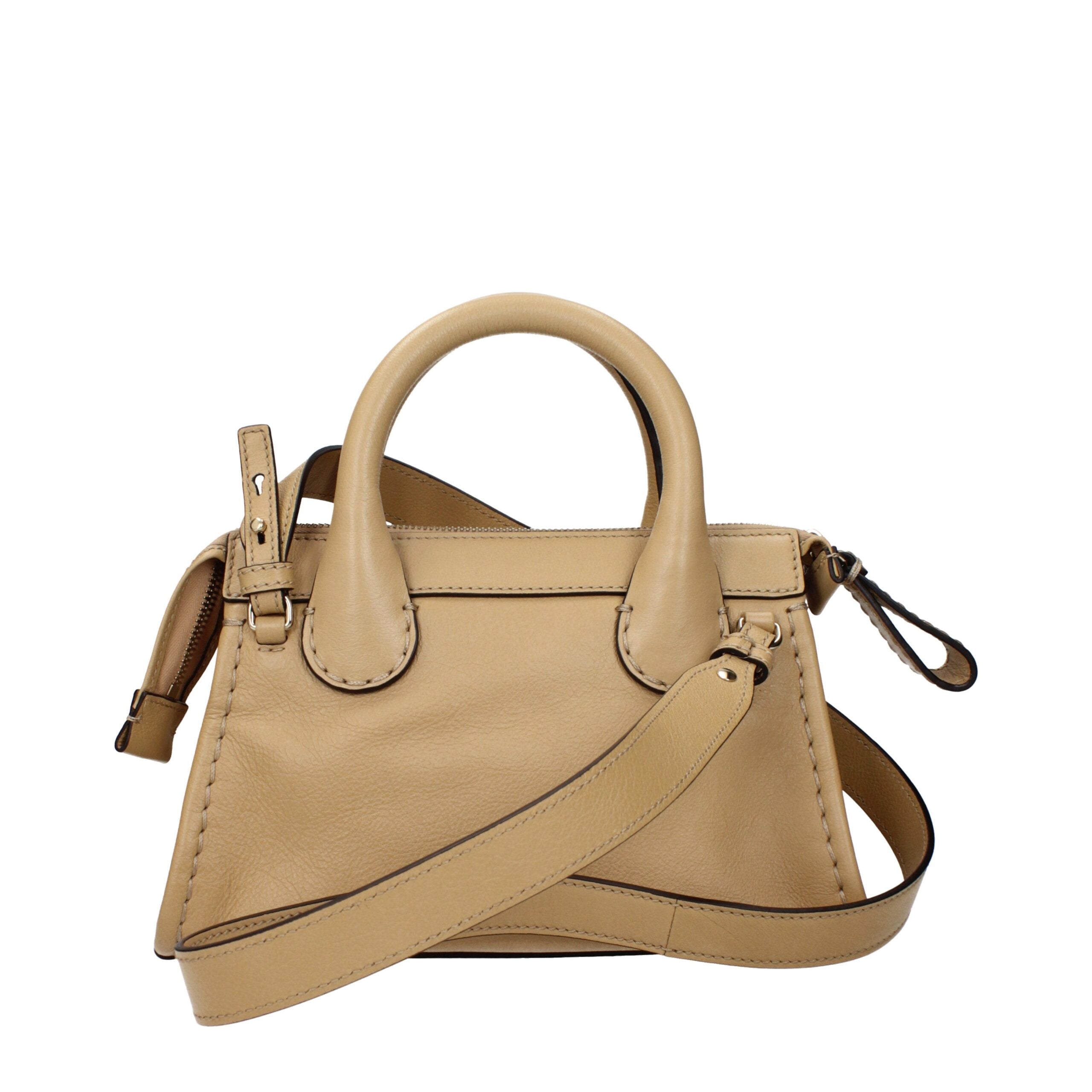 Chloé Beige Læder Håndtaske